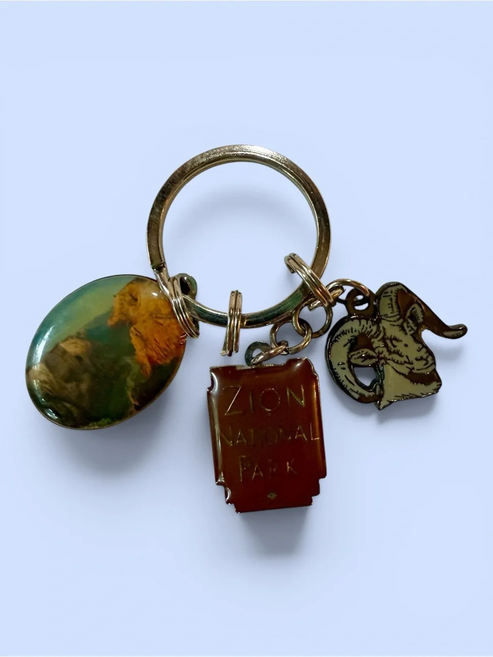 National Park Souvenir Keychains Graphic Charms Scenic Images